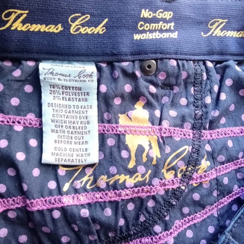 THOMAS COOK ladies size 16 jeans blue stretch denim no gap comfort waistband - Picture 8 of 9