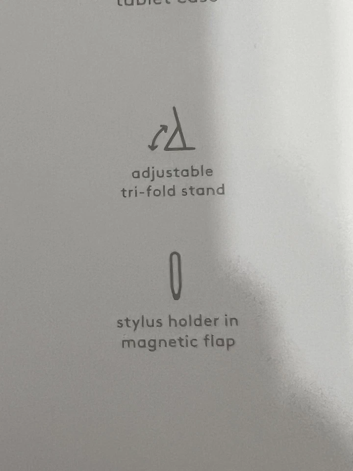 Heyday Tablet Case For 10.2" IPad Neon Pink Tri-Fold Stand Stylus Holder - Image 4 of 4