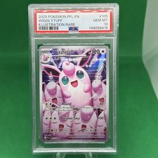 2025 POKEMON PFL EN-PHANTASMAL FLAMES ILLUSTRATION RARE #105 WIGGLYTUFF PSA 10