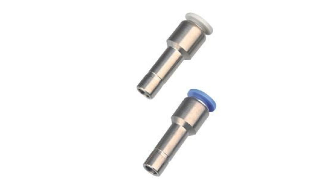 Plastic plug connector, reduction hose 4, plug Ø 6, 143.0406 /T2UK