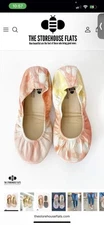 The Storehouse Flats  Folding Sunset Smoothie Sz 8