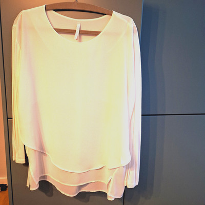 Blusenshirt weiß von Imperial Gr. M, 2-lagig, Top Zustand