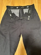 Black Dickies Baggy Loose Fit Workwear Cargo Pants W34x30 Reinforced Knee Unisex