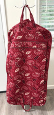 Vera Bradley Quilted Red Paisley Garment Bag