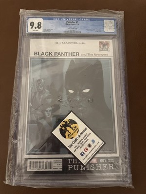 THE PUNISHER #1 CGC 9.8 PHIL NOTO BLACK PANTHER 50TH ANNIVERSARY VARIANT 2016