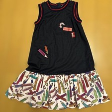 Dolce & Gabbana Dress Size 120cm Non-Functioning Navy White Red Design