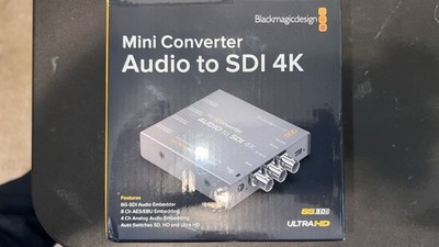 BlackMagic Mini Converter Audio To SDI 4K