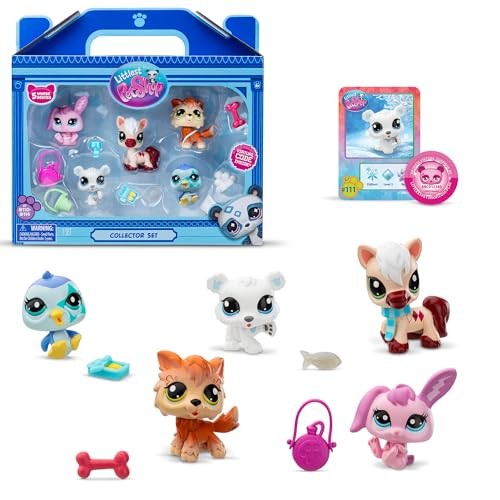 Littlest Pet Shop - Winter Besties Collector Set - LPS Gen 7,  Assorted Colors