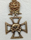 Skull with Iron Cross, oak leaves with swords