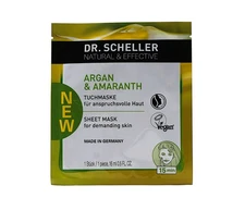 5-Pack Dr. Scheller Argan & Amaranth Sheet Masks NEW