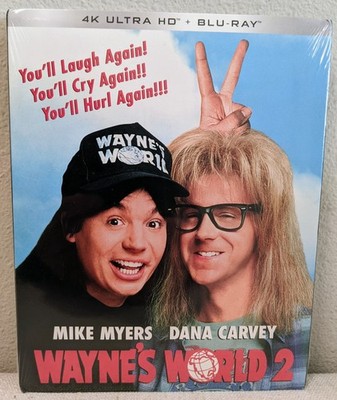 Wayne's World 2 (4K Ultra HD + Blu-ray + Slipcover) Factory Sealed