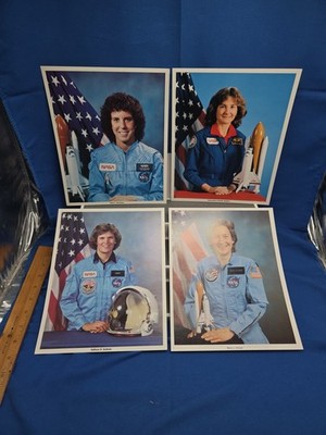 NASA Women Space Shuttle Shulman Godwin Sullivan Cleave 8 x 10 4 Photos USA