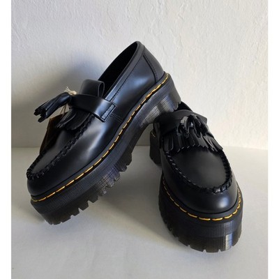 Dr. Martens Adrian Quad Tassel Loafers Black Men s 7/ Women s 8 (EU 39) NWT