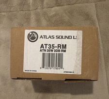 Atlas Sound AT35-RM 35W Passive Rack Mount Attenuator, Wired Bare Wire