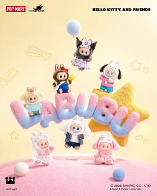 Popmart Labubu The Monsters x Hello Kitty And Friend Sanrio Series Vinyl Plush