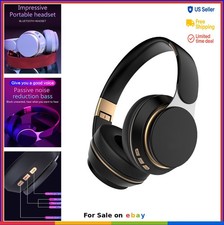 On-Ear Bluetooth Headphones Wireless 40mm Driver 20 Hour Playtime Noise