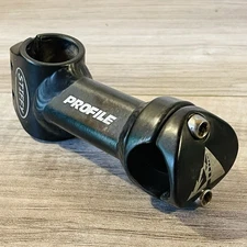 Profile Stiffy 1-inch Mountain Bike Stem 90mm 10 Degree 25.4 Black