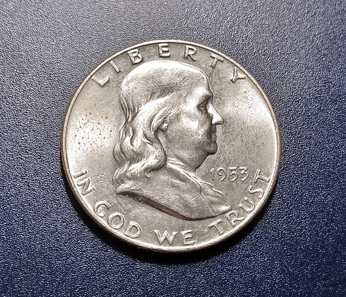 Gem BU 1953-D FBL Franklin Half Dollar