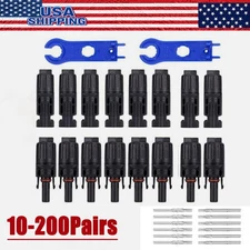 10-100Set Male Female Wire Cable Connector Set Solar Panel Waterproof Connector