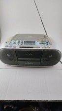 Sony CFD-S01 Boombox CD Radio CassetteTape Recorder W Cord, Makes Mix Tapes Mint