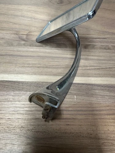 VINTAGE CLAMP ON CAR TRUCK MIRROR RECTANGLE CHEVROLET FORD DODGE GM 1960s