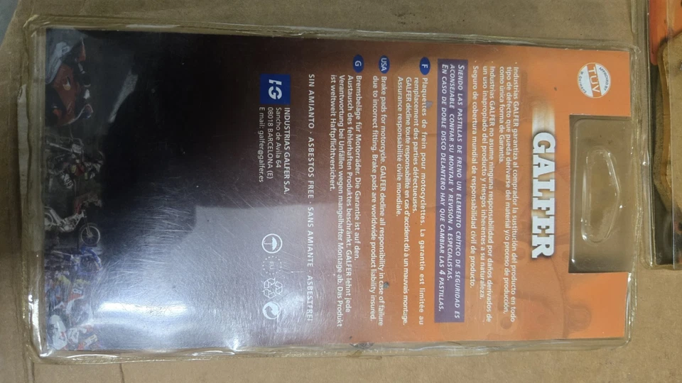 3x Pastillas de freno sinterizadas Galfer FD235G1370 KTM Husqvarna GasGas MX ATV nuevas en paquete Foto 3 de 3