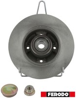 2X Bremsscheibe Ferodo DDF1571-1 2 Bremsscheiben Hinterachse Hinten FüR Renault