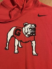 Nike University Of Georgia Bulldogs NCAA Hoodie Sweatshirt MEDIUM Football