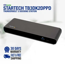 Genuine StarTech TB3DK2DPPD Thunderbolt 3 Dual 4K Docking Station DisplayPort