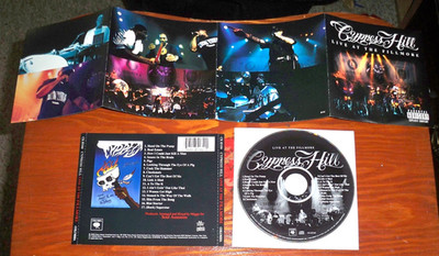 CYPRESS HILL CD: LIVE AT THE FILLMORE - 17 TRACKS w/INSERTS - NO CASE !
