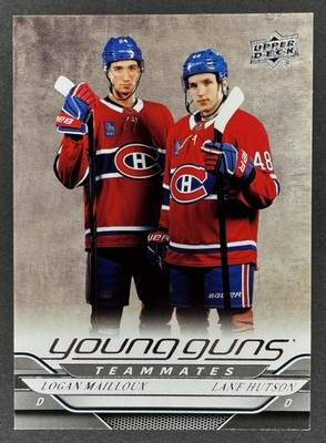 Lane Hutson Logan Mailloux 24-25 Young Guns Teammates - NHL - Canadiens