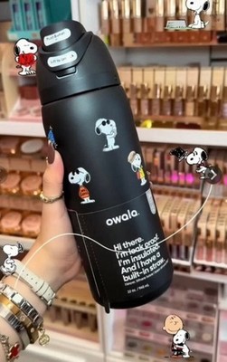 VHTF Owala x Peanuts Snoopy 32oz Black Limited Release Rare Design