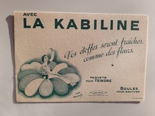Buvard Avec LA KABILINE ( 3) étoffes fraiches comme des fleurs D'après Maucourt 