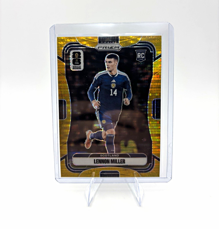 Panini 2026 Prizm FIFA World Cup Lennon Miller RC /10 Scotland #392 Soccer Card