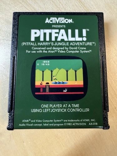 Atari 2600 Pitfall Game Cartridge, 1982, Activision - Nice!