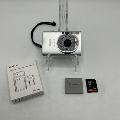 Canon IXUS 80 IS Digital Compact Camera Working w/ Canon 3x Optical IS Zoom Lens