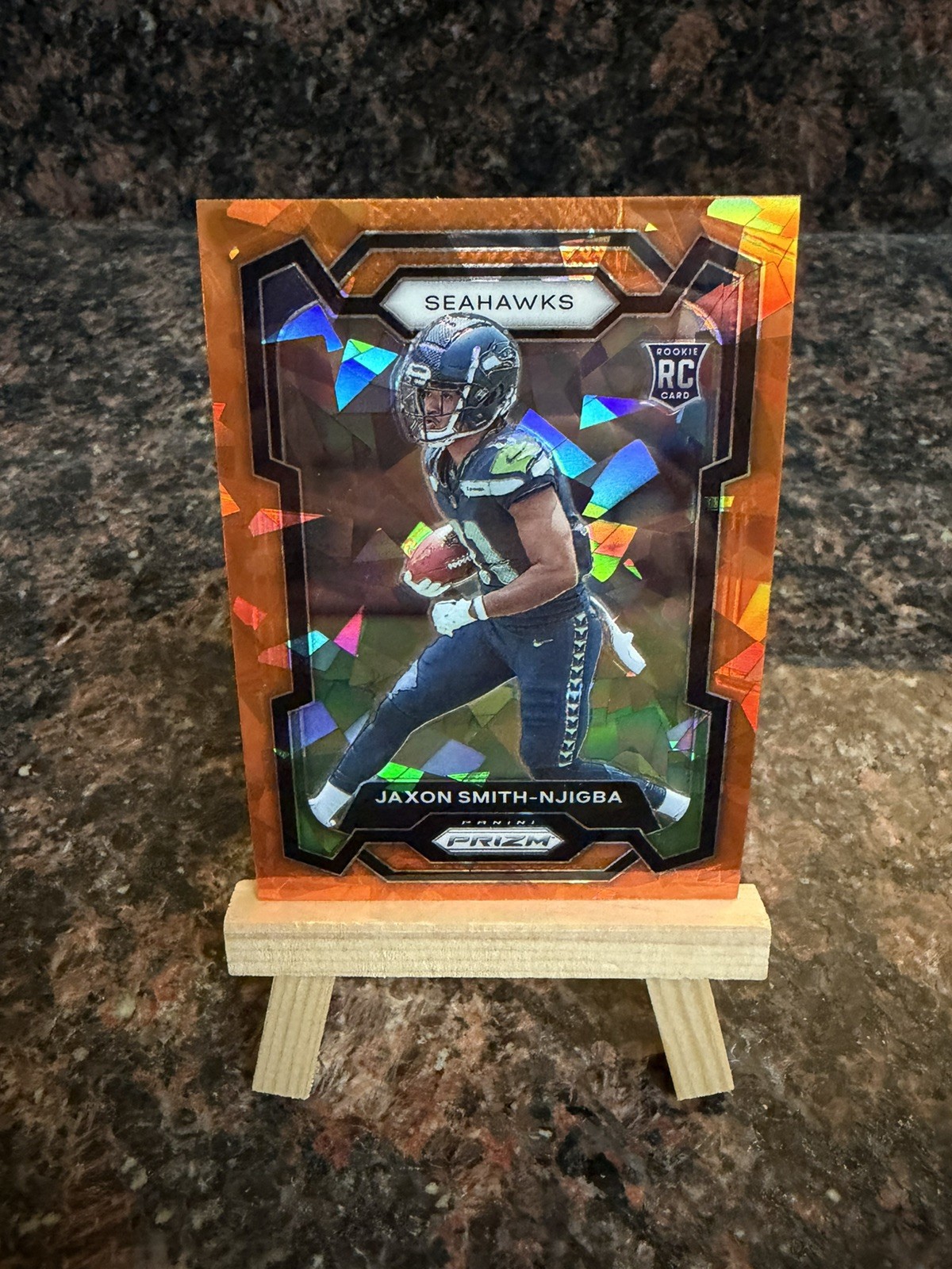 Jaxon Smith-Njigba-2023 Prizm Rookie Orange Lazer #390