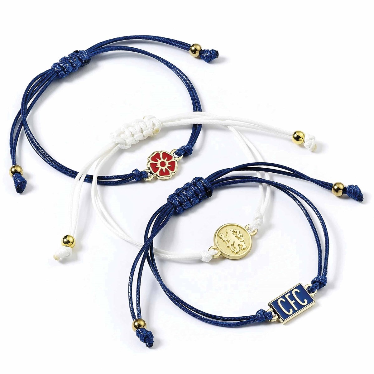 Chelsea FC Friendship Bracelet Set, Jewellery, Sports, Gift