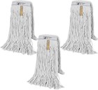 Kentucky Mop Heads 3 Pack 16oz Cotton Replacement Heavy Duty Cleaning