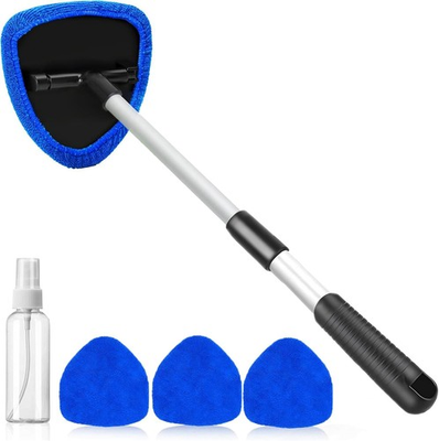 #ad Windshield Cleaning Tool Kit Car Window Glass Wiper Cleaner Brush Pad Extendable $15.99