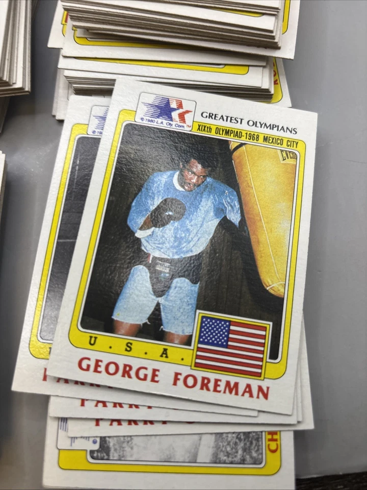 Greatest Olympia 300 cartas casi nuevo Bruce Jenner Floyd Patterson Jerry West Foreman Foto 4 de 4