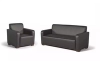 BüRoeinrichtung Sofa 3 Sitzer Designer Arbeitszimmer MöBel Textil Modern