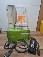 Xbox 360 Arcade Console 120gb Wires Game X4 And Original Box