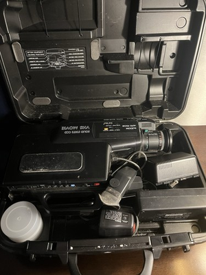 #ad #ad SEARS ROEBUCK VHS MOVIE CAMERA W HARD CASE AND LENS amp; ACCESSORIES $35.00