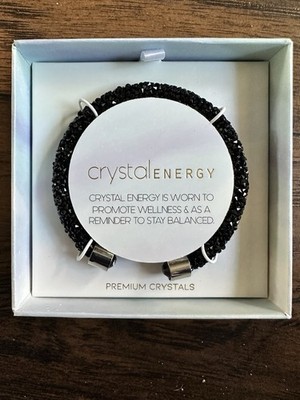 Crystal Energy Bracelet Midnight Mystical Blue Color Brand New In Box!