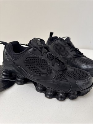 Nike Women's Shox TL Nova Triple Black CV3602-001 Size 8 - FOR PARTS OR REPAIR