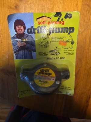DRILL PUMP - Self-Priming - Flotec - DMP-21S - Made in USA! - NOS