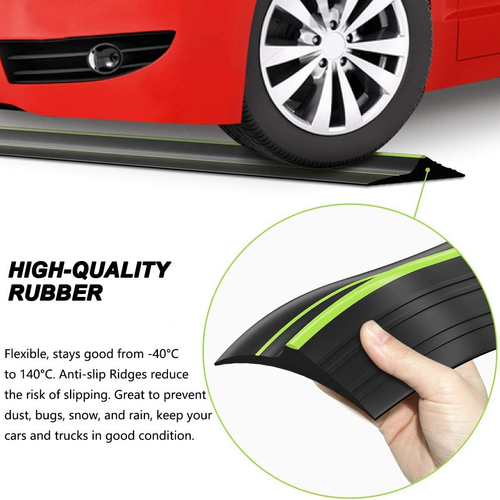 Universal Garage Door Threshold Seal Strip 10FT Kit, Bottom Waterproof Rubber We - Picture 2 of 12