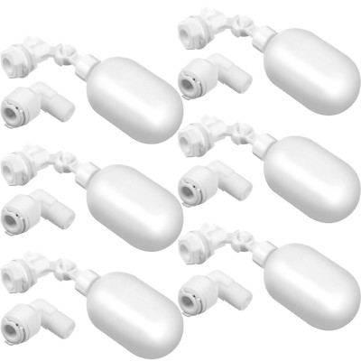 Water Filter Float Ball Valve 1/4 Inch Adjustable Float Valve Plastic Water Tank