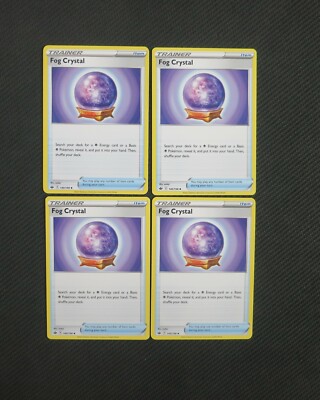 4x Fog Crystal 140/198 Chilling Reign Pokemon TCG Card | eBay